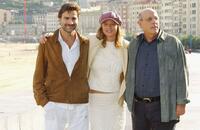 Alberto San Juan, Emma Suarez and Manolo Matji at the 52nd San Sebastian International Film Festival.