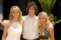 Cheryl Hines, Andy Samberg and Kristin Chenoweth at the premiere of "Space Chimps."