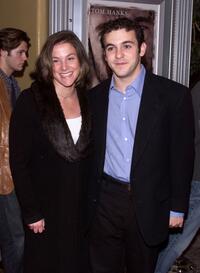 Jennifer Stone and Fred Savage at the premiere of "Castaway."