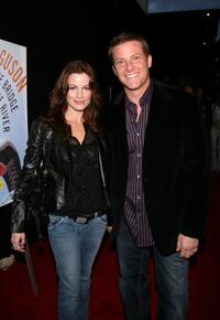 Laura Leighton and her husband Doug Savant at the launch party of Craig Fergusons Novel "Between The Bridge and the River."
