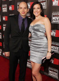 Paul Scheer and June Raphael at the 16th annual Critics' Choice Movie Awards in California.