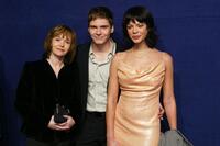 Katrin Sass, Daniel Bruehl and Jessica Schwarz at the Bambi Awards.