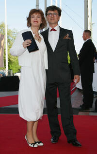 Katrin Sass and Volker Ranisch at the German Film Awards.