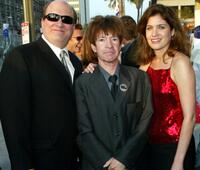 Rodney Bingenheimer and guest at the after party of the premiere of "Mayor of the Sunset Strip."