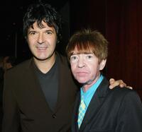 Clem Burke and Rodney Bingenheimer at the after party of "The Mayor of Sunset Strip."
