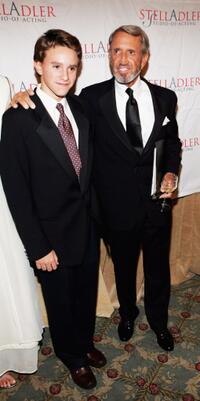 Roy Scheider and his son Christian Scheider at the Stella by Starlight gala at the Pierre hotel.