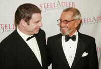 Roy Scheider and John Travolta at the Stella by Starlight honours gala benefitting the Stella Adler Studio of Acting.