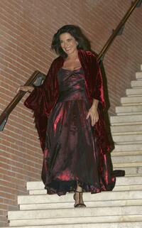 Lina Sastri at the Cinema And Fashion show during the Rome Film Festival.