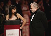 Maximilian Schell and Stephanie Stumph at the 2nd annual Semper Opera Ball in Dresden Germany.