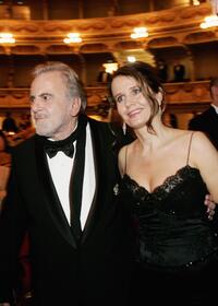 Maximilian Schell and his wife Elisabeth Michitsch at the 2nd annual Semper Opera Ball in Dresden Germany.