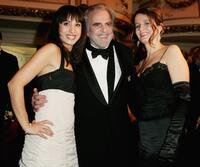 Maximilian Schell, his wife Elisabeth Michitsch and Stephanie Stumph at the 2nd annual Semper Opera Ball in Dresden Germany.