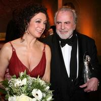 Maximilian Schell and Barbara Wussow at the Diva Awards at Deutsches Theater.