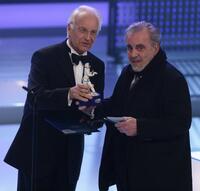 Maximilian Schell and Bavarias Minister-President Edmund Stoiber at the 27th annual Bavarian Film Award at the Prinzregententheater.