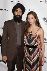 Waris Ahluwalia and director Chiara Clemente at the 2008 Tribeca Film Festival.