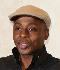 Vas Blackwood at the UK premiere of "Mercenaries."