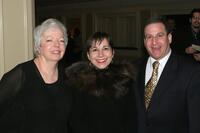 Thelma Schoonmaker, Amy Heller and Dennis Doros at the New York Film Critics Dinner in New York.