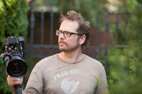 Robert Schwentke on the set of "R.I.P.D."