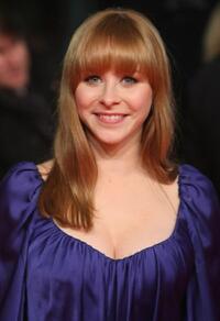 Jasmin Schwiers at the premiere of "Mord Ist Mein Geschaeft, Liebling."