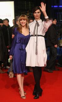 Jasmin Schwiers and Nora Tschirner at the premiere of "Mord Ist Mein Geschaeft, Liebling."