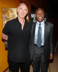 John Sayles and Danny Glover at the celebration in their honor from the Museum of Moving Image at The Times Center.