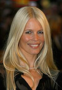 Claudia Schiffer at the premiere of "Stardust."