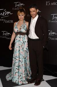 Natalia Verbeke and Leonardo Sbaraglia at the Lancome Gala Dinner celebrating the 15th anniversary of their "Tresor" brand.