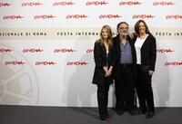 Greta Scacchi, Alessandro Capone and Melanie Laurent at the photocall of "L'Amour Cache" at the second annual Film Festival.