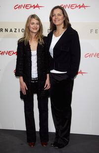 Greta Scacchi and Melanie Laurent at the photocall of "L'Amour Cache" at the day 3 of the second Rome Film Festival.