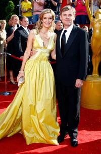 Andrea Bernard and Rick Schroder at the 60th Primetime Emmy Awards.