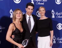 David Schwimmer, Jennifer Aniston and Lisa Kudrow at the 27th Annual People's Choice Awards.