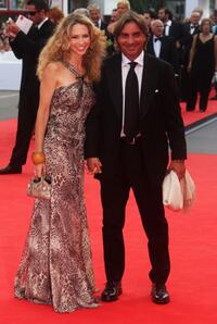 Yvonne Scio and Stefano Dammico at the 64th Annual Venice Film Festival.