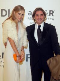 Yvonne Scio and Stefano Dammicco at the amfAR's Inaugural Cinema Against AIDS Rome.