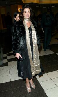 Annabella Sciorra at the world premiere of "Six Feet Under."