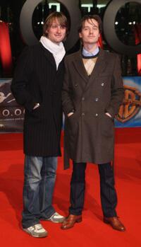 Axel Schreiber and Tom Schilling at the world premiere of "10,000 B.C."