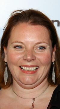 Joanna Scanlan at the Angeleno Magazine and Lion Gates pre-Oscar party.