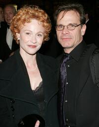 Peter Scolari and Tracy Shayne at the special gala for the 7,486th performance of "Phantom Of The Opera."