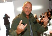Brian Scannell at the Mercedes-Benz Fashion Week.