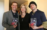 Travis Schuldt, Dina Rosenmeier and Jonathan Sadowski at the 2007 World Talent Style lounge.