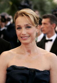 Kristin Scott Thomas at a screening of “Cache” in Cannes, France. 