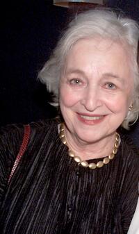 Rebecca Schull at the opening night party for Neil Simon's 32nd play "45 Seconds From Broadway."