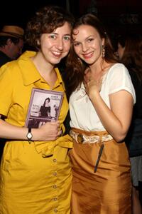 Kristen Schaal and Amber Tamblyn at the "Bang Ditto" book release party.