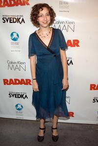 Kristen Schaal at the Radar's toast to The New Radicals at New Museum.