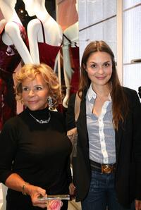 Anna Molinari and Barbara Schulz at the Blumarine store opening cocktail party.