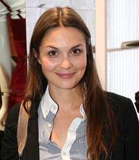 Barbara Schulz at the Blumarine store opening cocktail party.