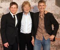 Maxim Mehmet, Christian Goerlitz and Andreas Schmidt at the premiere of "Fleisch Ist Mein Gemuese."