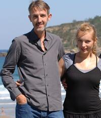 Andreas Schmidt and Nadja Uhl at the photocall of "Summer in Berlin" during the 53rd San Sebastian International Film Festival.