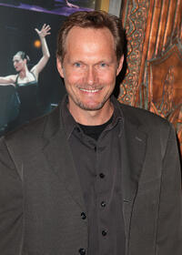 Tom Schanley at the red carpet of the opening night of "Chicago" in California.
