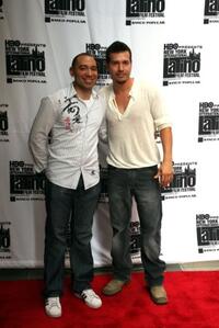 Calixto Chinchilla and Jon Seda at the New York International Latino Film Festival screening of "One Long Night."