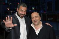 Ahmed Ahmed and Omid Djalili at the special performance of "Beneath The Veil."