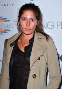 Stella Schnabel at the New York premiere of "The Burning Plain."